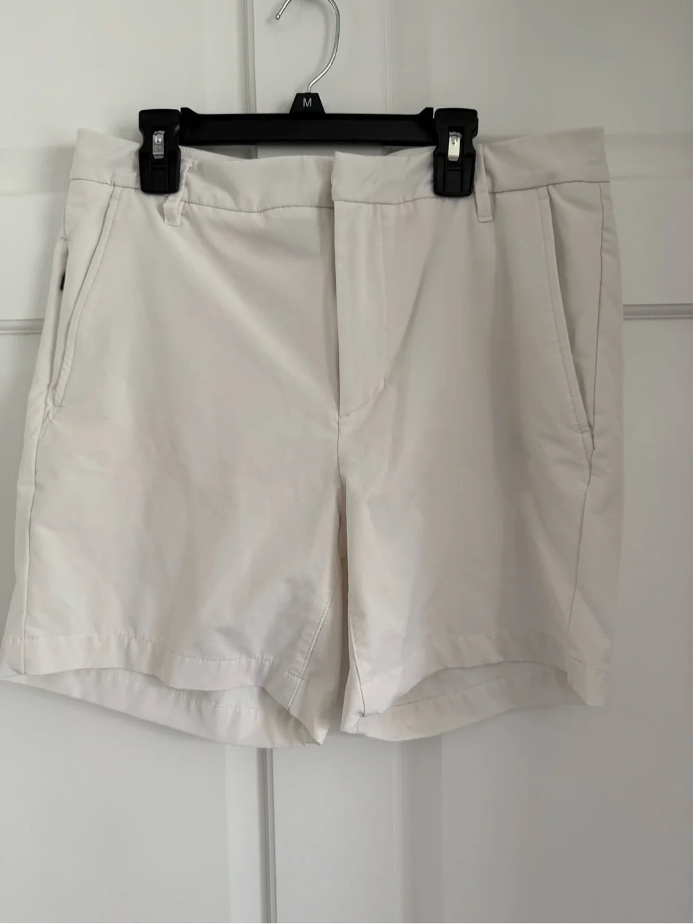 Men's White Dress Shorts
